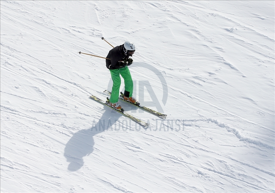 Ski tourism in Turkey's Erzurum