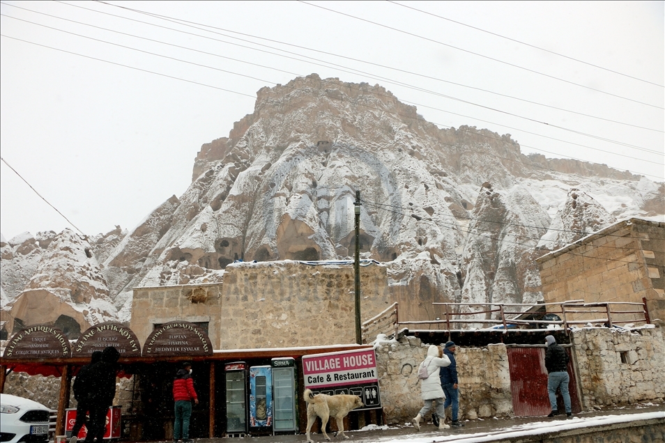 جلوه زیبای کلیسای جامع سلیمه کاپادوکیا در برف