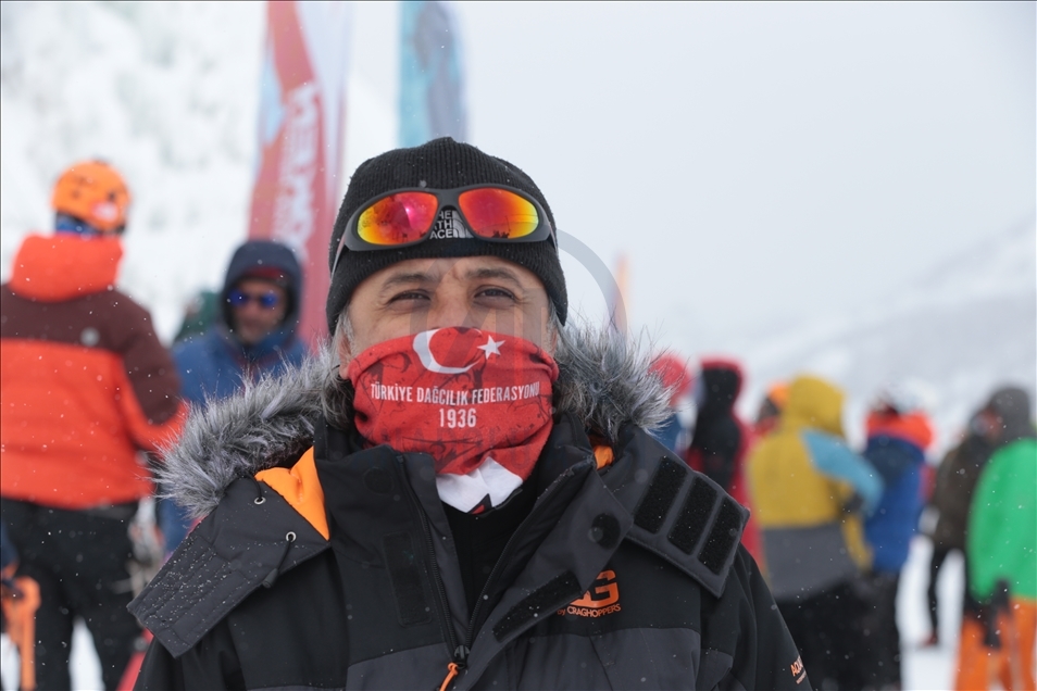 Türkiye Buz Tırmanış Şampiyonası Erzurum'da yapıldı