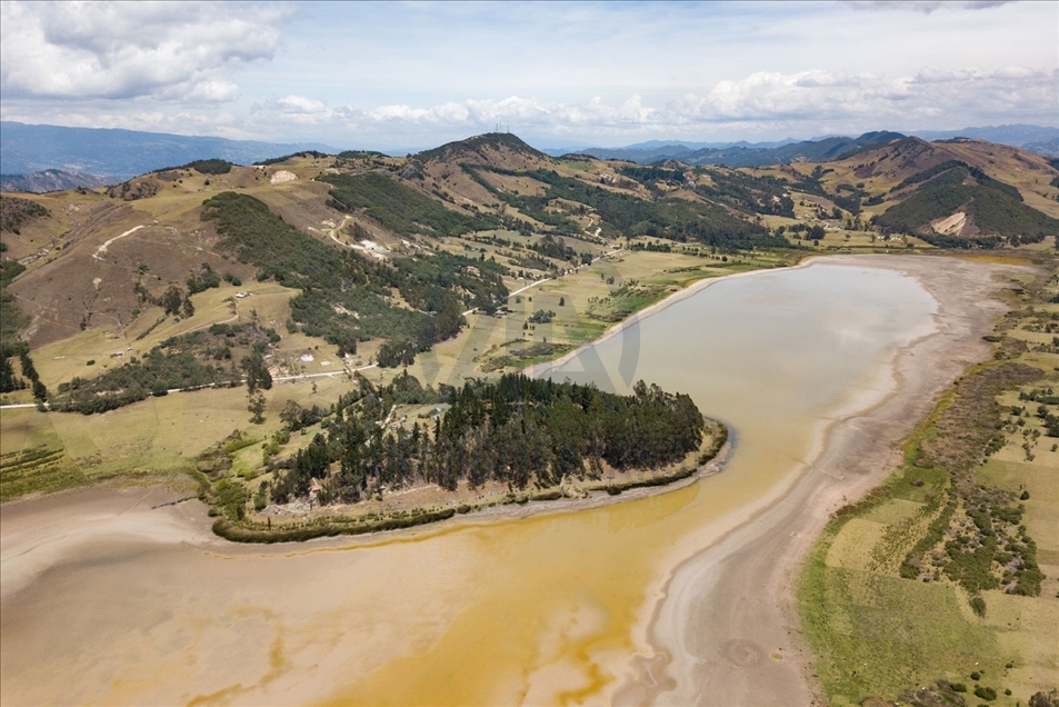 La laguna en Colombia que está a punto de desaparecer por el calentamiento global