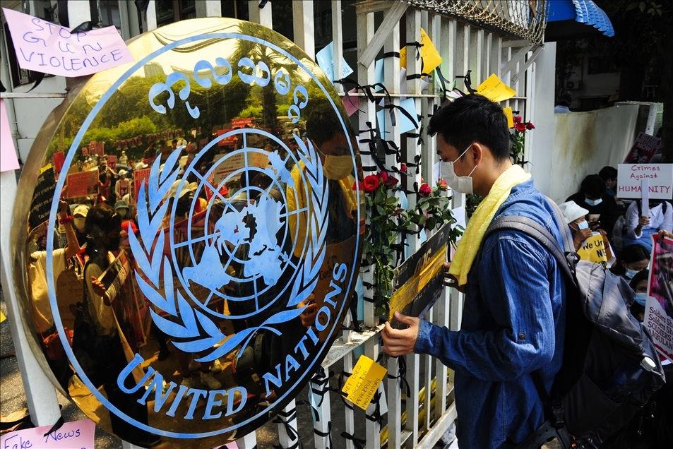 Continúan las protestas a favor de la democracia en Myanmar