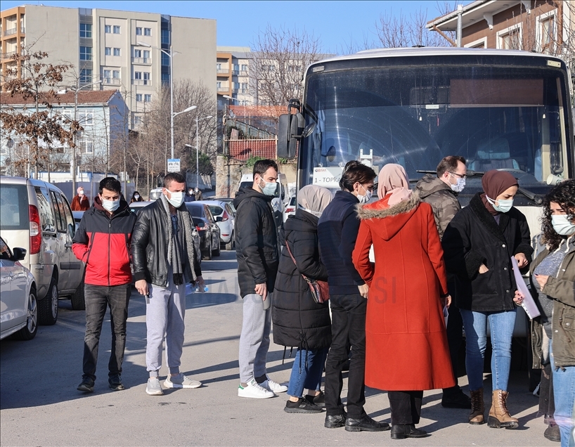 İstanbul'da bazı okullarda ALES yoğunluğu yaşandı