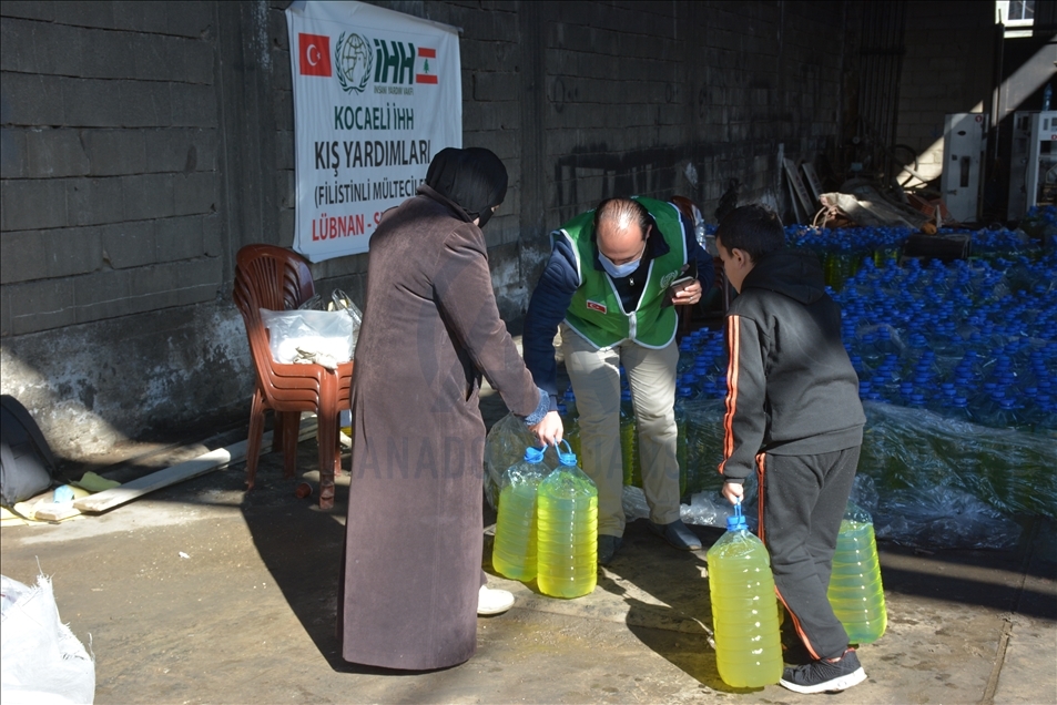 لمواجهة الشتاء و"كورونا".. مساعدات تركية للاجئي فلسطين بلبنان