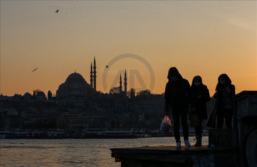 İstanbul'da gün batımı