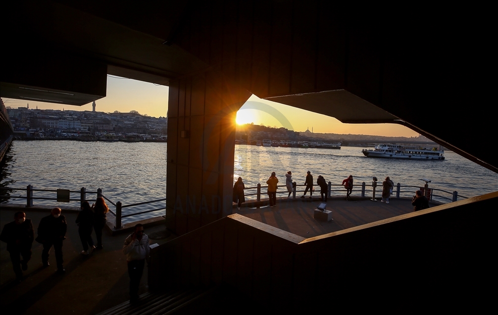 İstanbul'da gün batımı