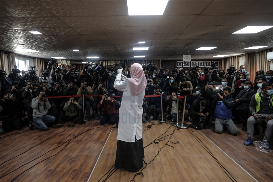 Gazze'de Kovid-19 aşılaması başladı