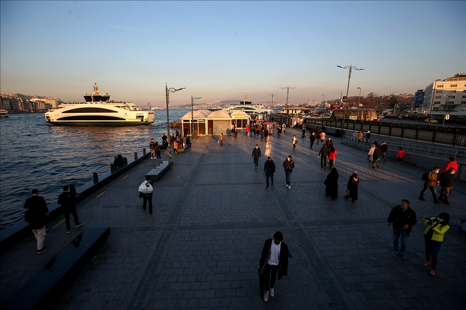 İstanbul'da gün batımı