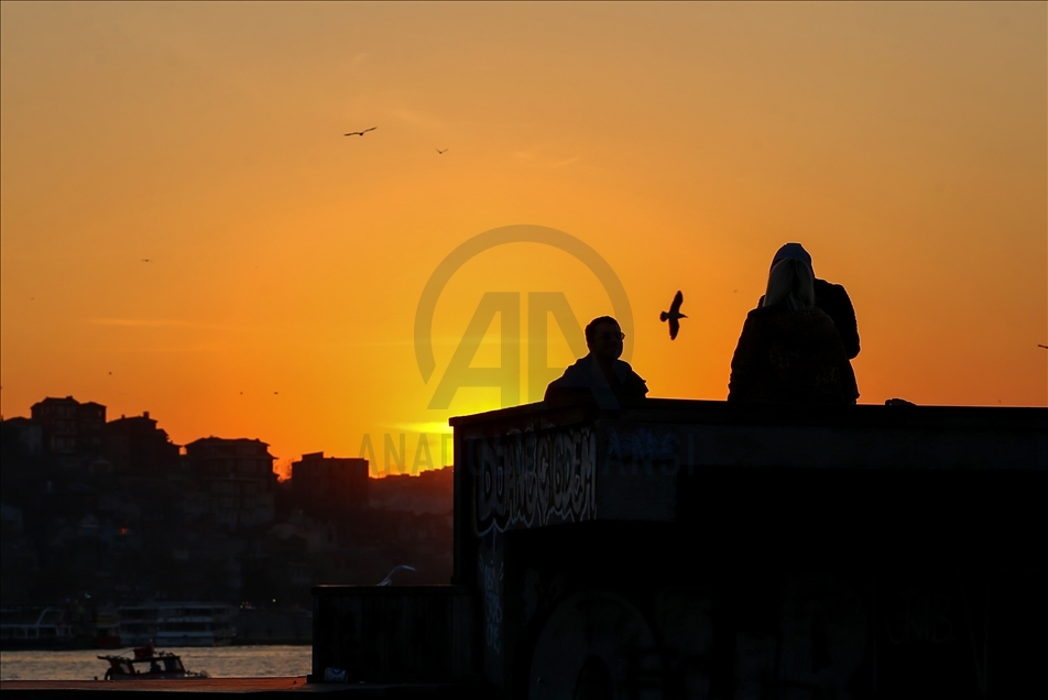 İstanbul'da gün batımı