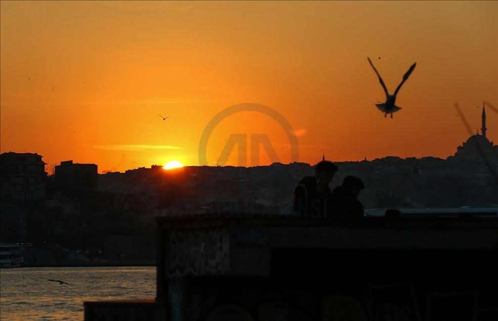 İstanbul'da gün batımı