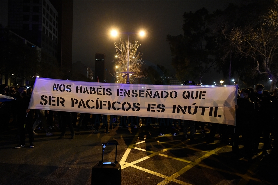 В Испании продолжаются акции с требованием освобождения рэпера