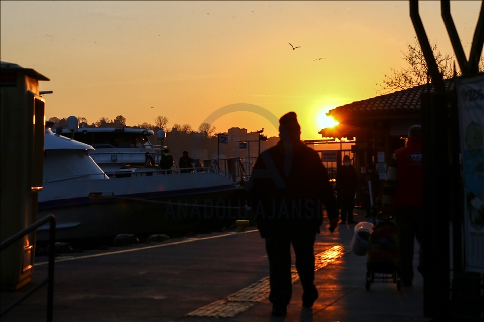 İstanbul'da gün batımı