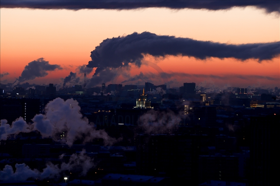 Sunrise in Moscow