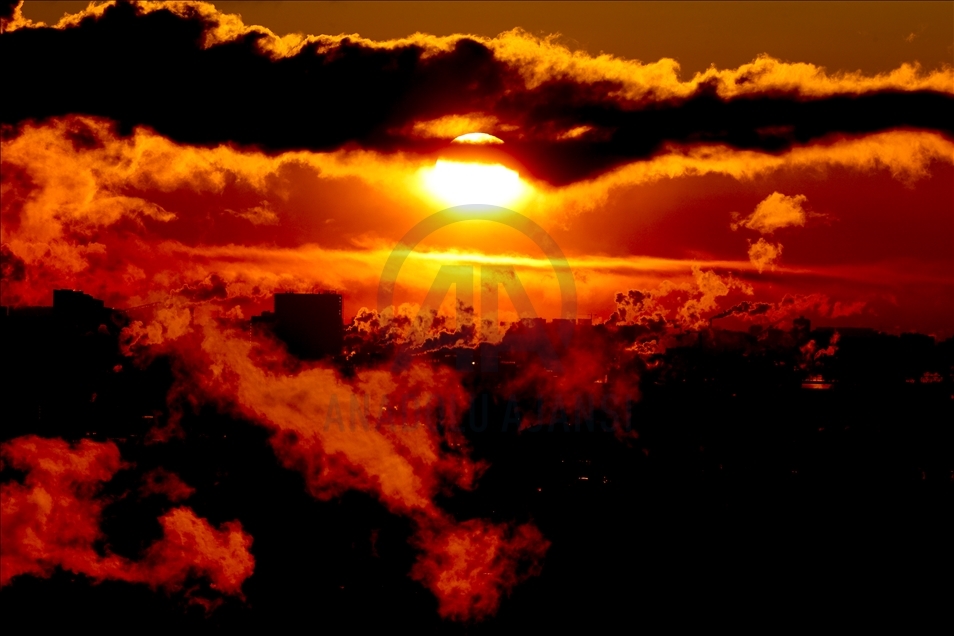 Sunrise in Moscow