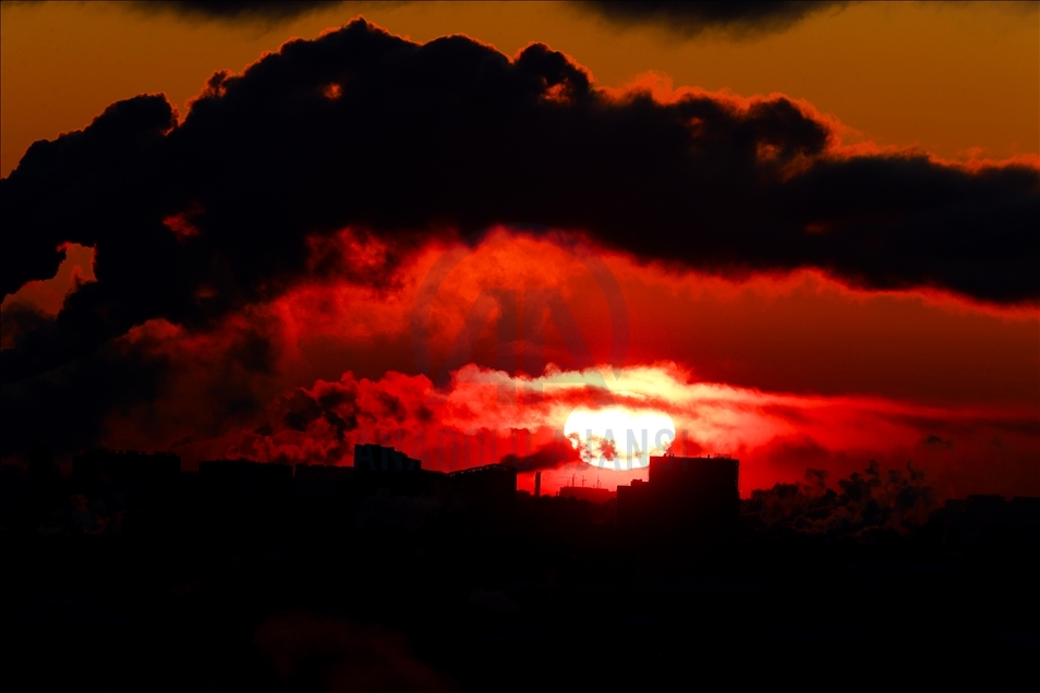 Sunrise in Moscow