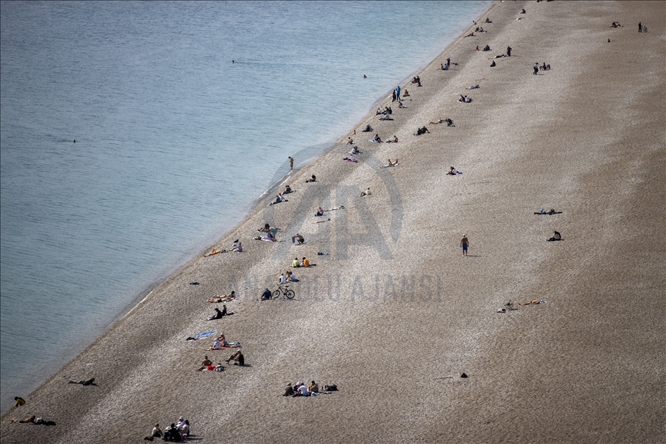 Antalya'da güneşli hava