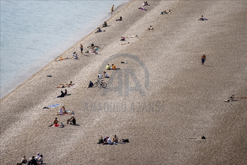 Antalya'da güneşli hava