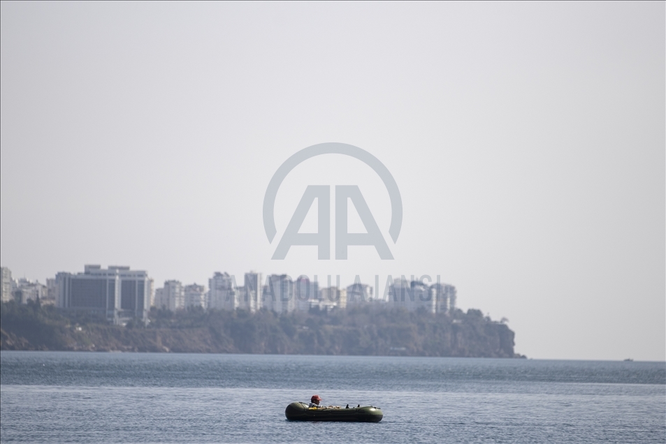 Antalya'da güneşli hava