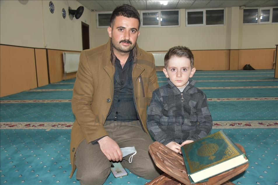 Abdulselamê 5 salî Qur'an xitim kir