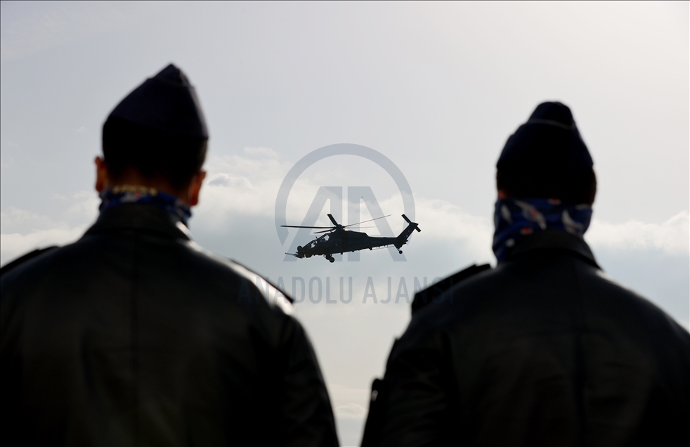 The delivery of the first T129 ATAK helicopter of the General Directorate of Security