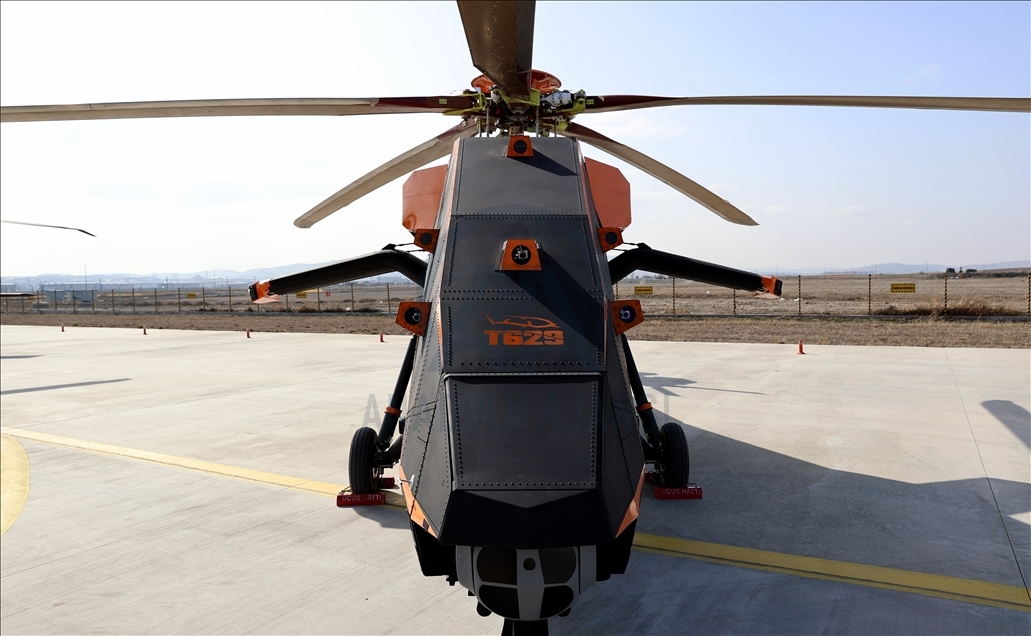 The delivery of the first T129 ATAK helicopter of the General Directorate of Security 