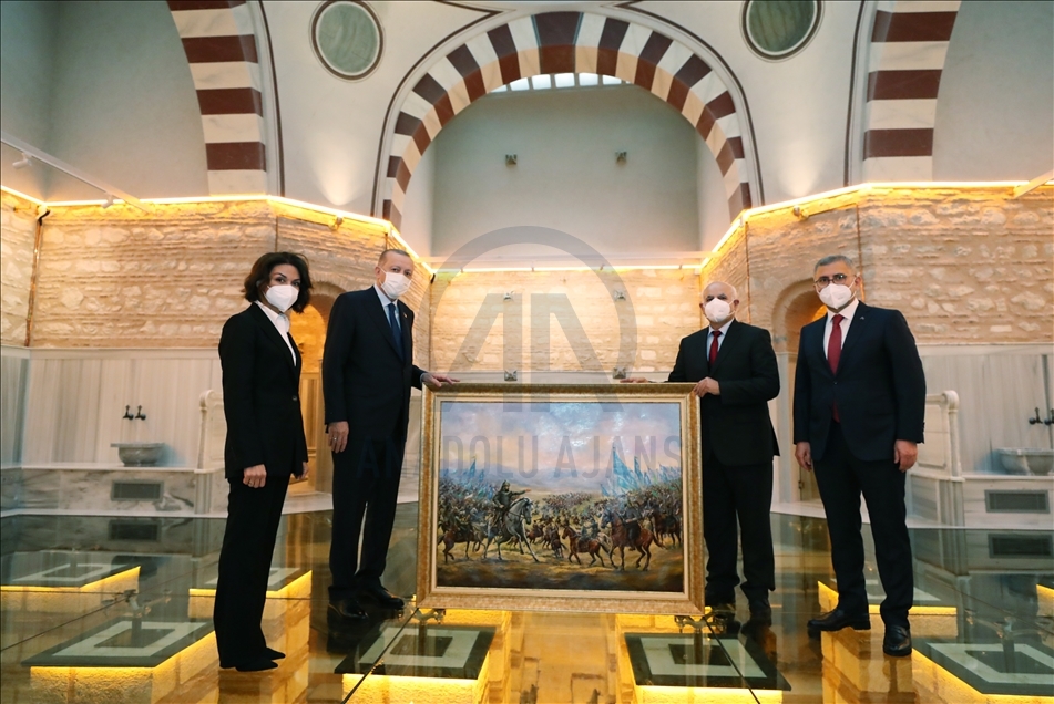 Cumhurbaşkanı Erdoğan, cuma namazını Büyük Selimiye Camisi'nde kıldı