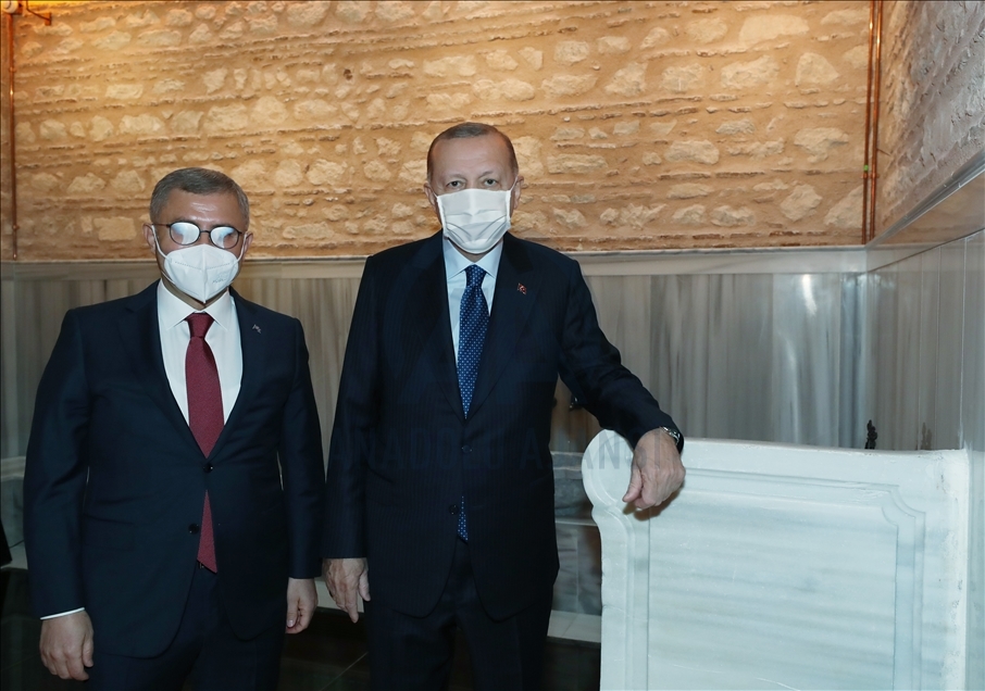 Cumhurbaşkanı Erdoğan, cuma namazını Büyük Selimiye Camisi'nde kıldı