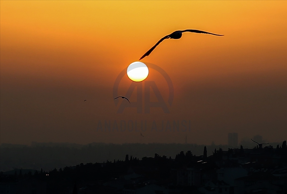 İstanbul'da gün batımı