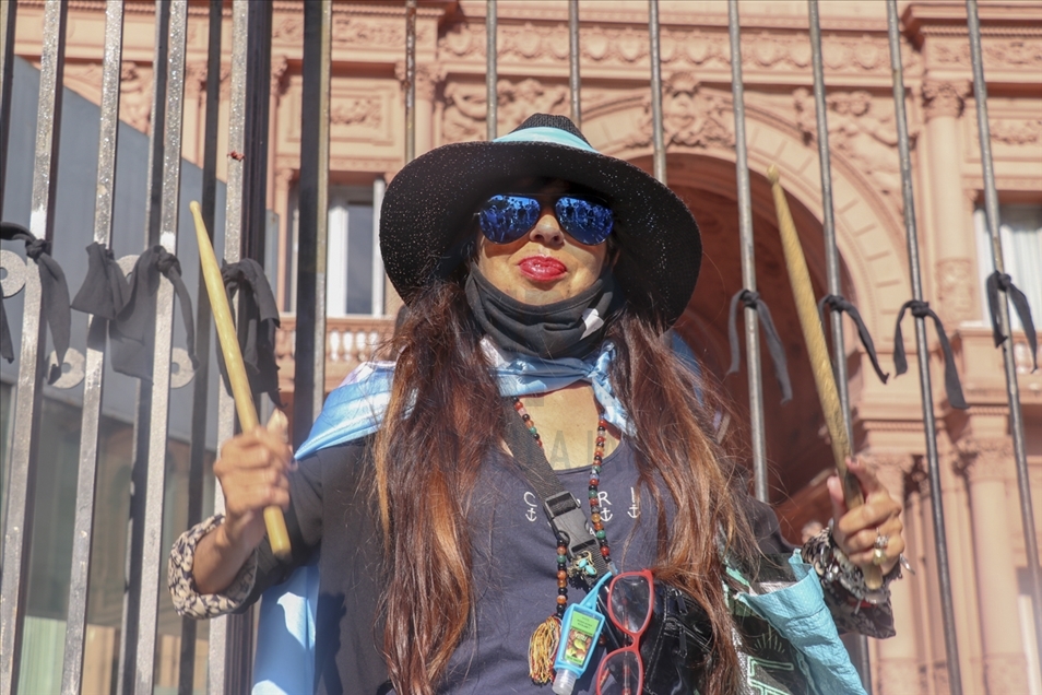 Los argentinos protestaron contra el escándalo de vacunas VIP