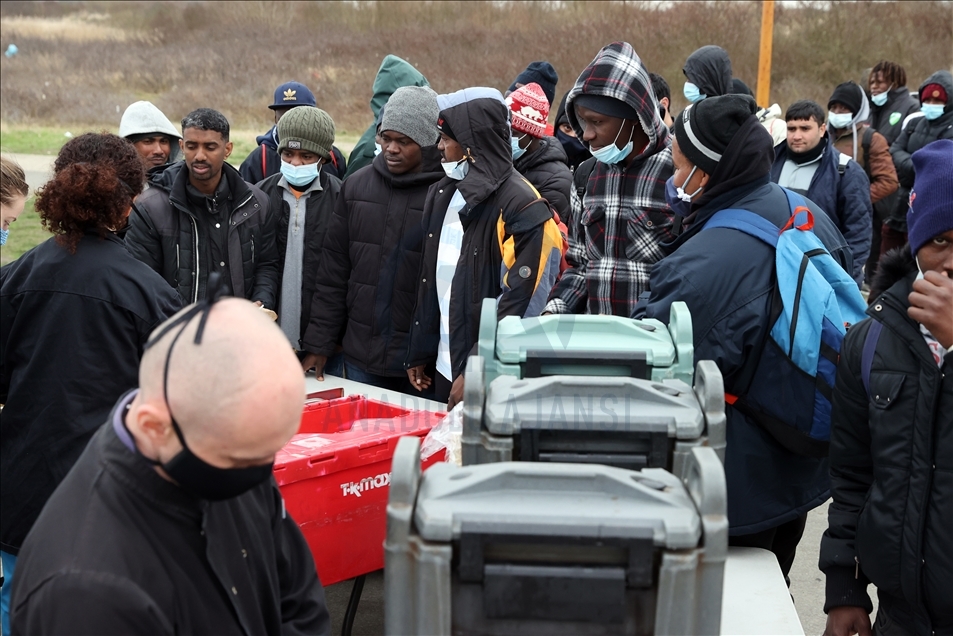 Irregular migrants in France's Calais