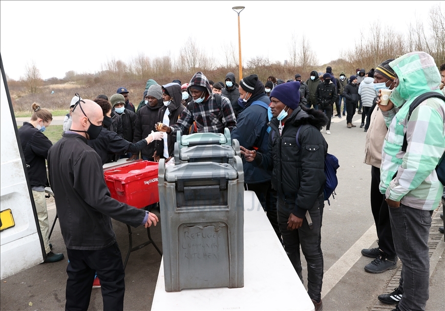 Irregular migrants in France's Calais