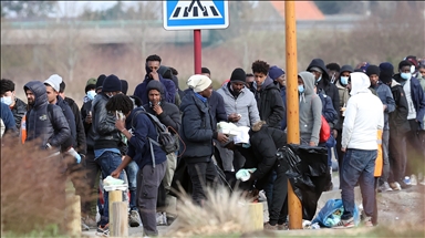 Irregular migrants in France's Calais