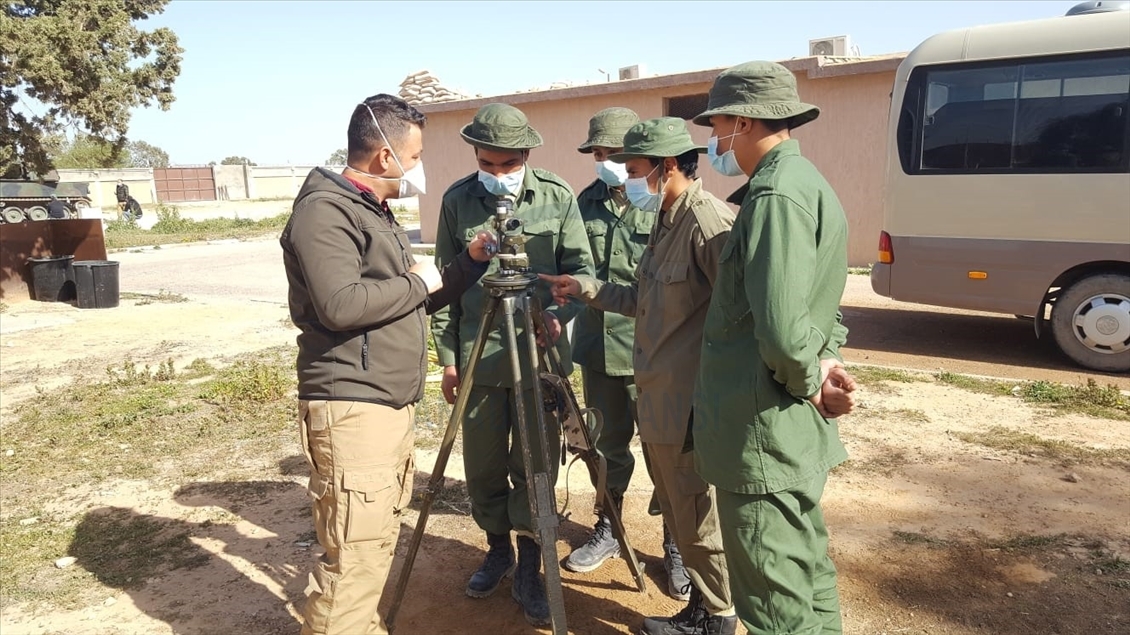 آموزش خمپاره به سربازان لیبیایی توسط ترکیه 