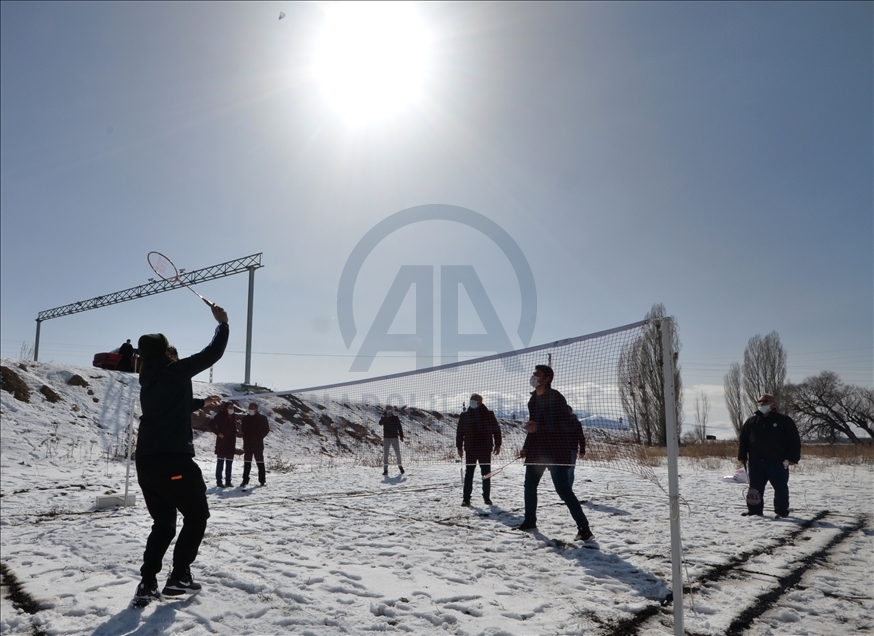 Le badminton très en vogue chez les « villageois » de l’est de la Turquie