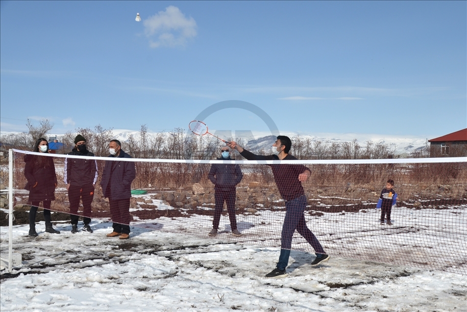 Le badminton très en vogue chez les « villageois » de l’est de la Turquie