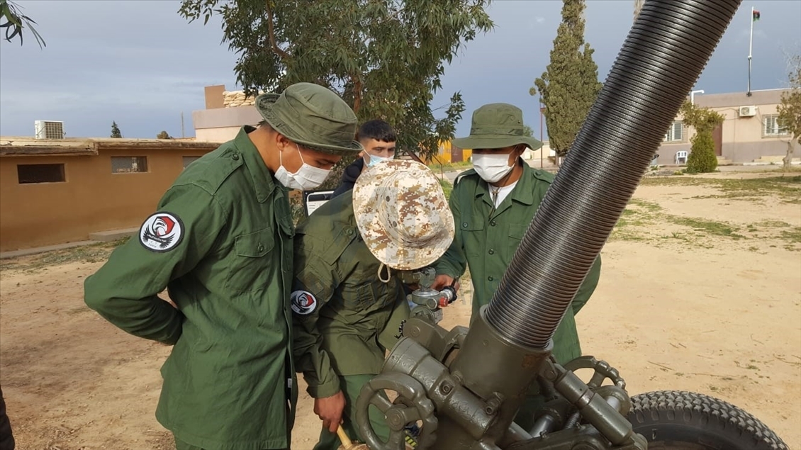 آموزش خمپاره به سربازان لیبیایی توسط ترکیه 