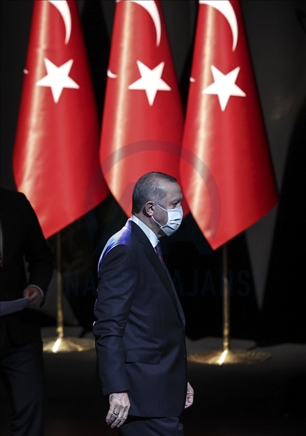 Serokomar Erdogan: "Armanca dawîn ya Plana Xebatê ya Mafên Mirovan çêkirina destûreke nû û sivîl e"