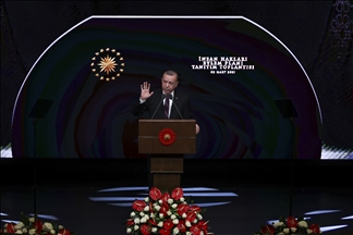 Serokomar Erdogan: "Armanca dawîn ya Plana Xebatê ya Mafên Mirovan çêkirina destûreke nû û sivîl e"