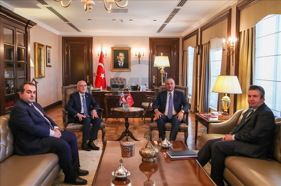 وزرای خارجه ترکیه و گرجستان در آنکارا دیدار کردند