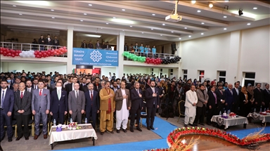 مراسم صدمین سالگرد آغاز روابط دیپلماتیک ترکیه و افغانستان در مدارس معارف در کابل