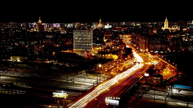 Traffic jam in Moscow