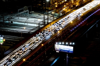 Ночная Москва в объективе «Анадолу»