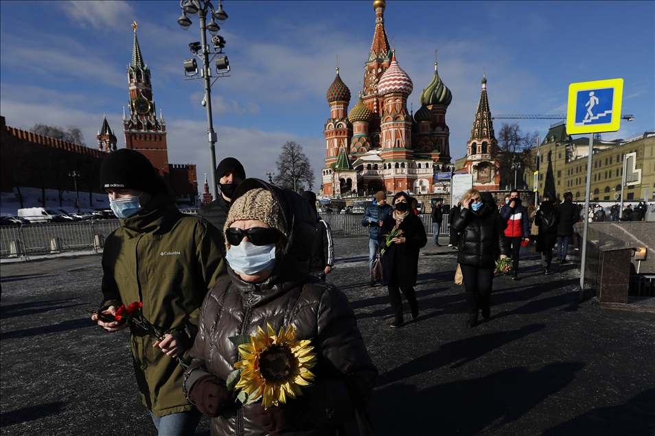 Moskova'da Boris Nemtsov suikastinin yıl dönümü