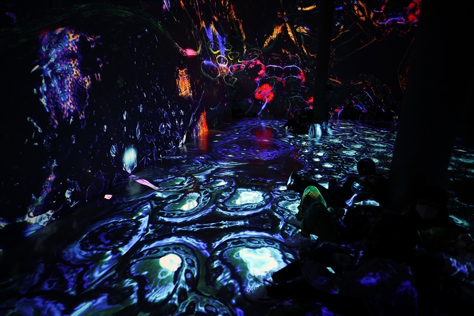 New York'taki ARTECHOUSE sanat merkezi görsel-işitsel sergi için kapılarını ziyaretçilere açtı