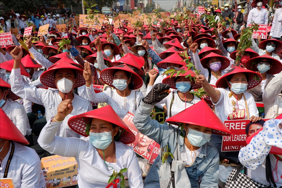 Myanmar’da darbe karşıtı gösterilerde 4 kişi öldü, çok sayıda kişi gözaltına alındı
