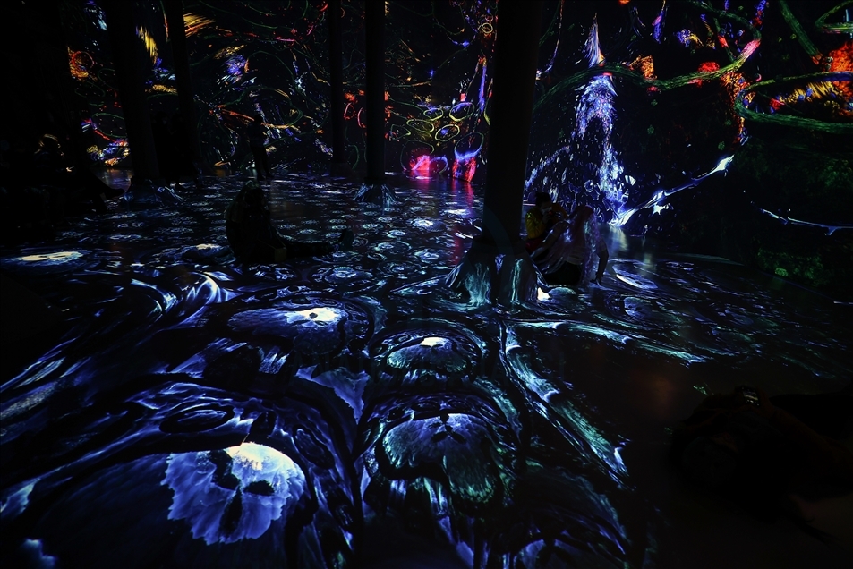 New York'taki ARTECHOUSE sanat merkezi görsel-işitsel sergi için kapılarını ziyaretçilere açtı