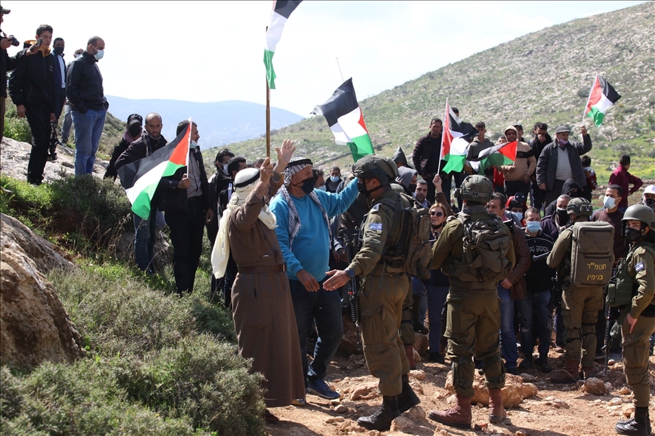 Batı Şeria'da Yahudi yerleşim birimleri karşıtı gösteri