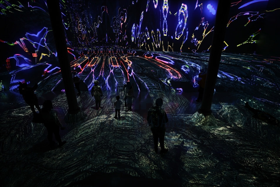 New York'taki ARTECHOUSE sanat merkezi görsel-işitsel sergi için kapılarını ziyaretçilere açtı