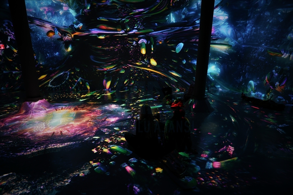 New York'taki ARTECHOUSE sanat merkezi görsel-işitsel sergi için kapılarını ziyaretçilere açtı