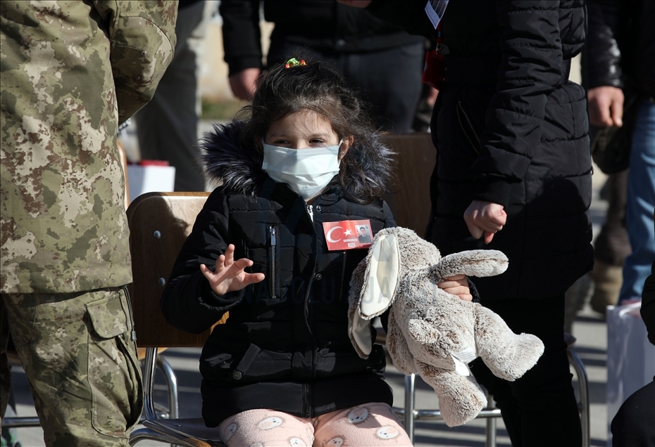 Bitlis'te helikopter kazasında şehit olan 11 asker için Elazığ'da uğurlama töreni düzenlendi