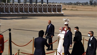 Papa Franciscus Bağdat'ta